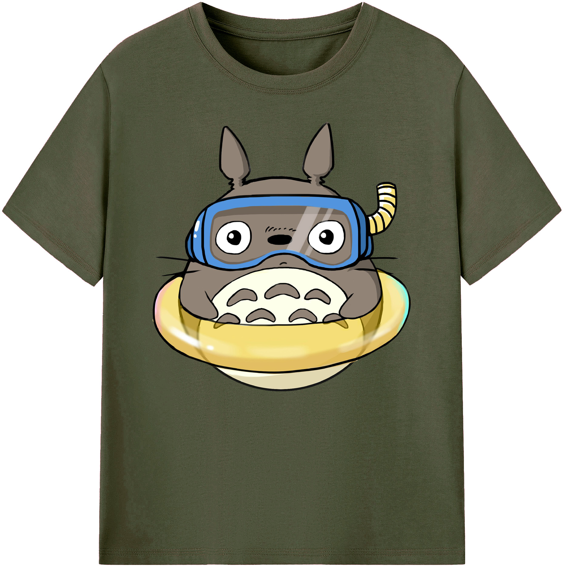 （画像用） となりのトトロ 草壁メイ 草壁サツキ My Neighbor Totoro Satsuki Kusakabe Mei Kusakabe 綿100％ メンズ半袖Tシャツ｜肌触りやわらか＆通気性